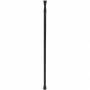 TENDANCE držač za zavese za kadu 70-120CM ALUMINIJUM CRNA